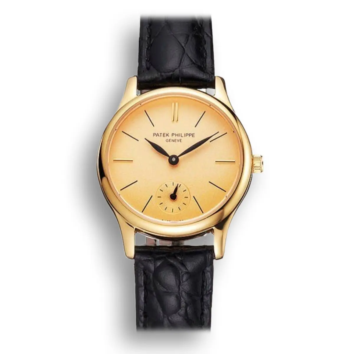 Calatrava Dial Gold 28 mm, Yellow Gold Plated