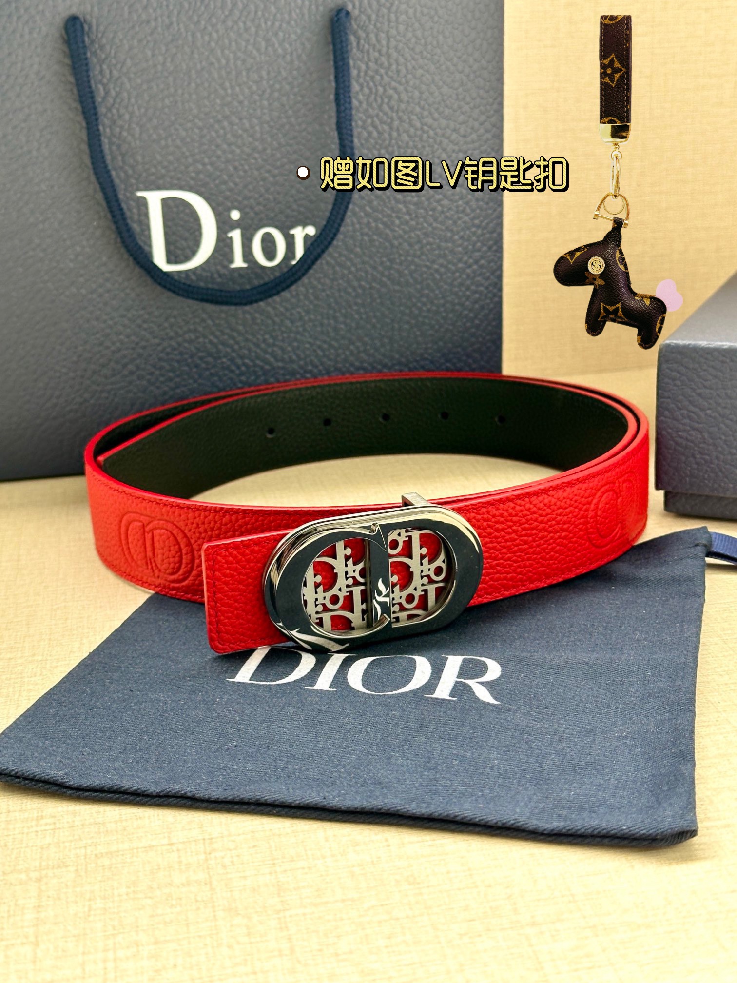 Dior Leather Belts 1:1 Mirror Version