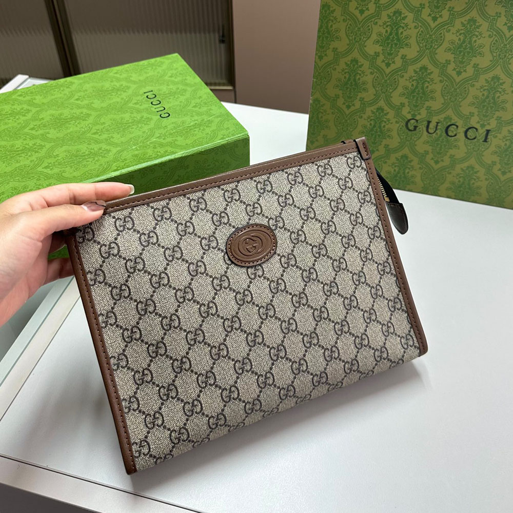 Gucci Unisex Handheld Wallet Bag Clutch Toiletry Bag （Replica）