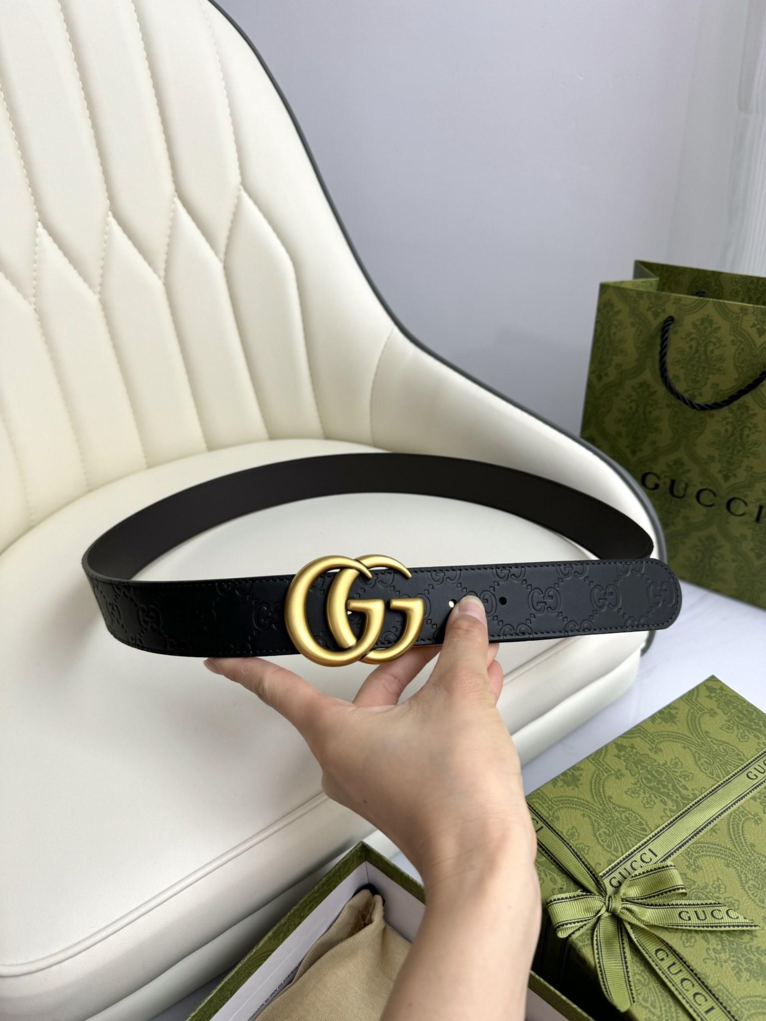Gucci Leather Belts 1:1 Mirror Version