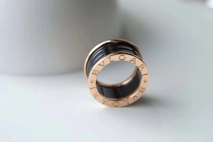 Bvlgari B.ZERO1 RING Replica, Three Band, Rose Gold