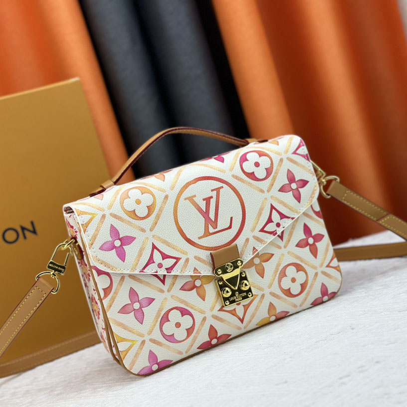 Louis Vuitton Pochette Métis Bag Beige For Women 9.8incn 25cm M11461