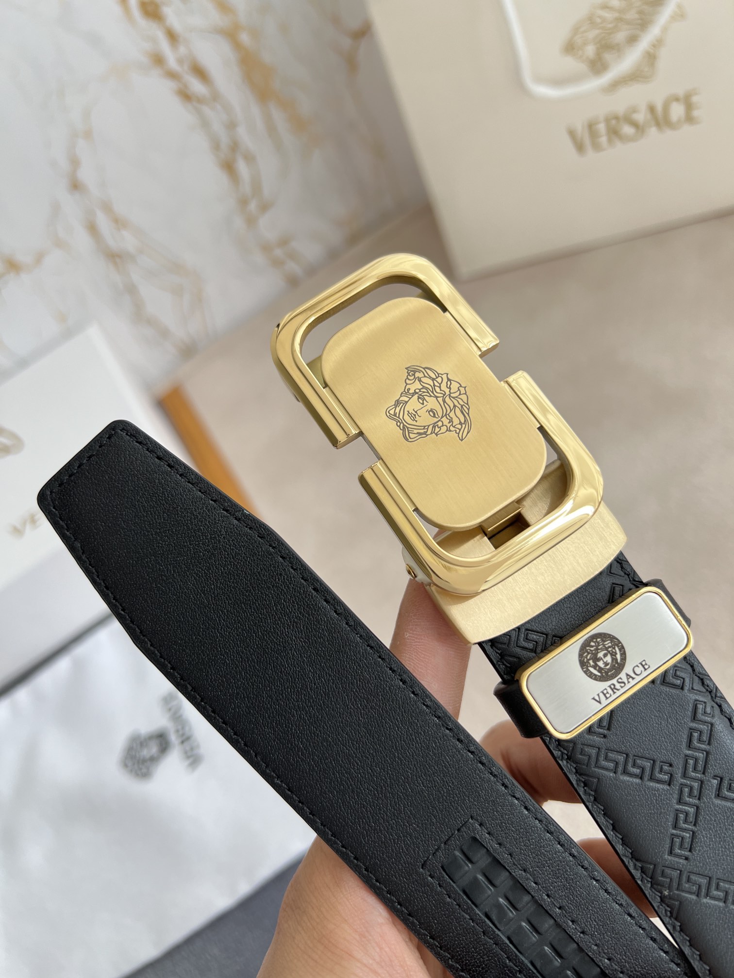 Versace Leather Belts 1:1 Mirror Version