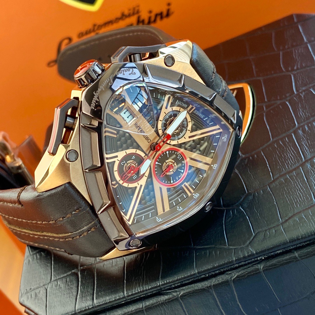 Tonino Lamborghini New Spyder Chronograph Gold / Black