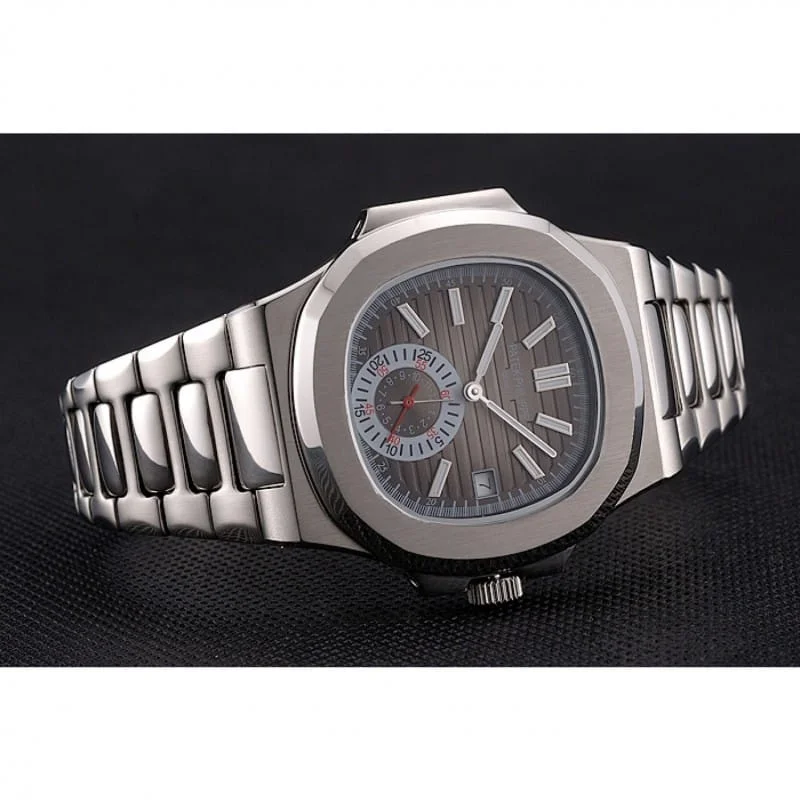 Nautilus 5980/1A-015 Dial Silver 40 mm, Stainless Steel