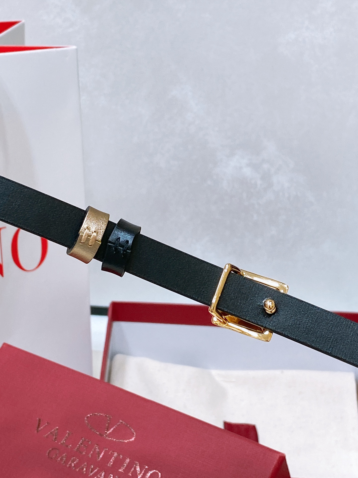 Valentino Leather Belts 1:1 Mirror Version