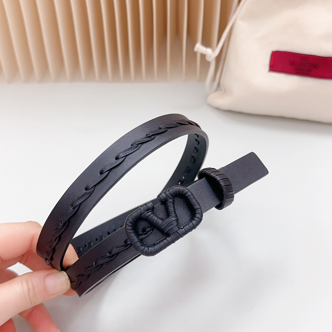 Valentino Leather Belts 1:1 Mirror Version