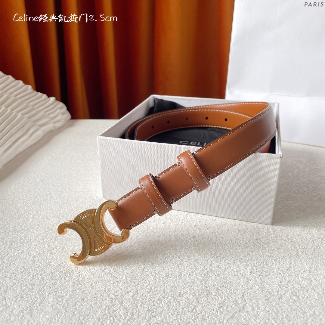 Celine Leather Belts 1:1 Mirror Version
