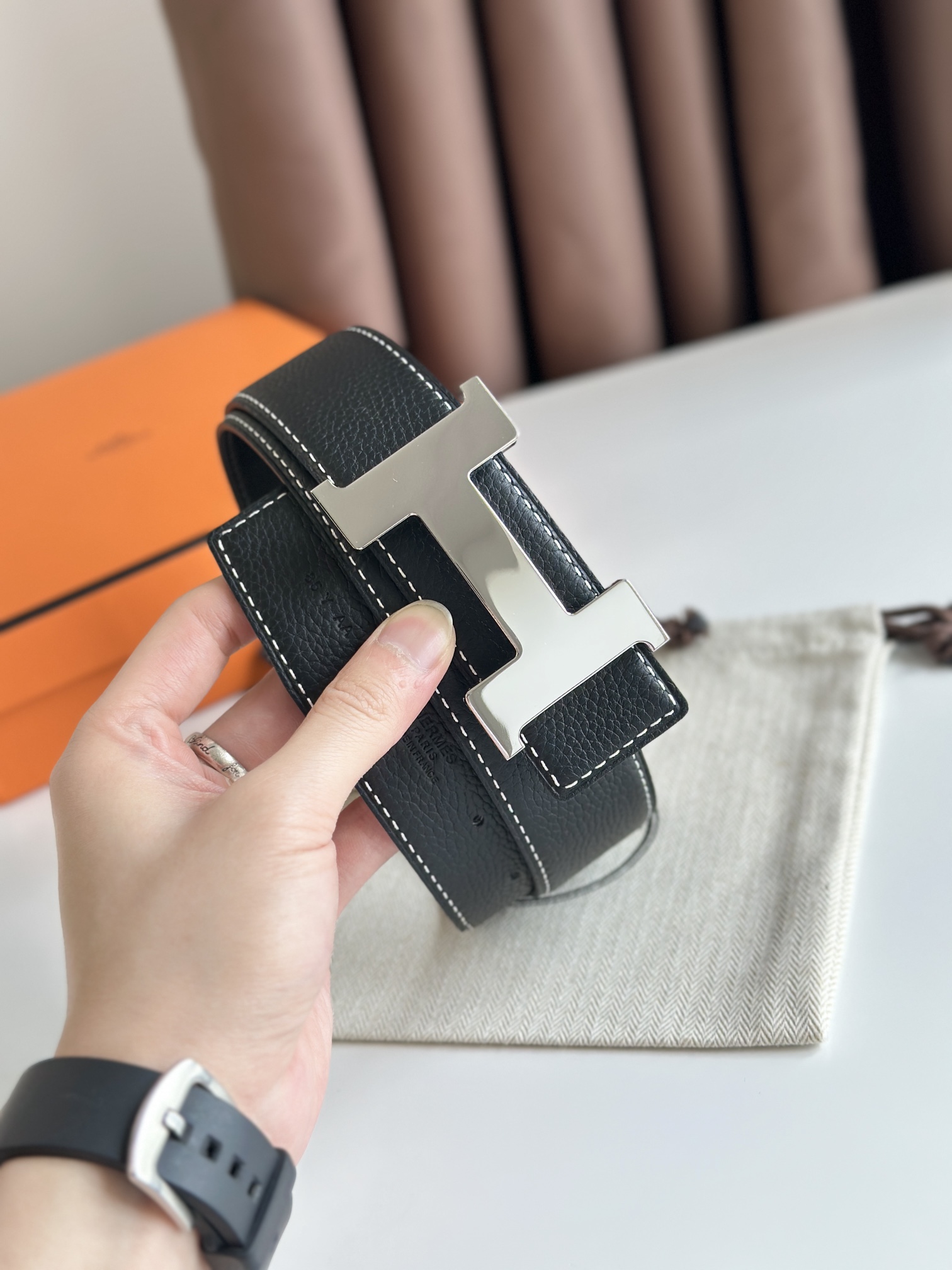 Hermes Leather Belts 1:1 Mirror Version