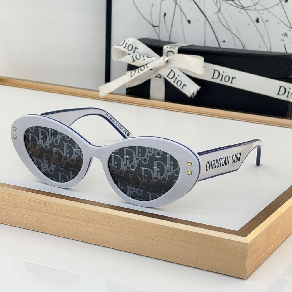 Dior Star Logo Acetate Fibre Cat eye sunglasses Top quality (Replica）