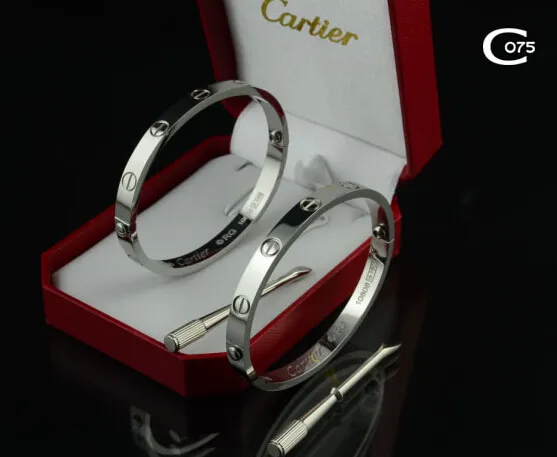 Cartier Couple Bracelet White Gold B6041000 (New Version – Prevent Screws Fall Out)