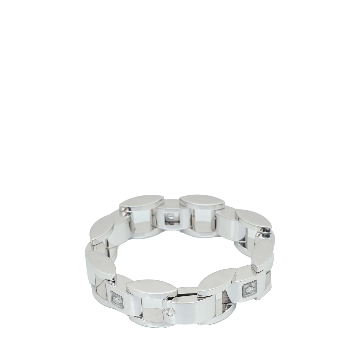 Chopard 18K White Gold Diamond Chopard La Strada Bracelet