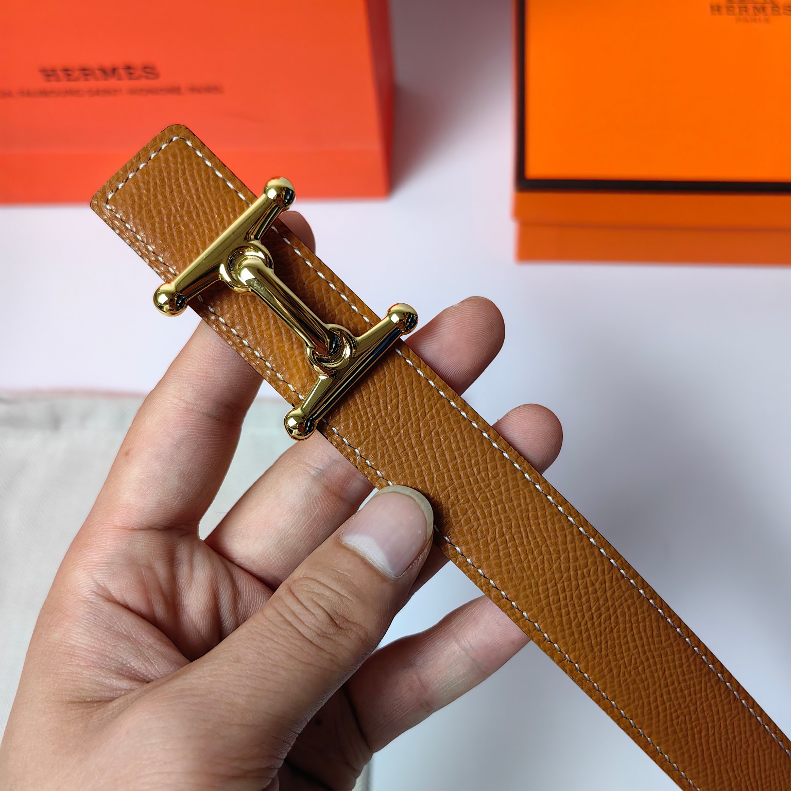 Hermes Leather Belts 1:1 Mirror Version