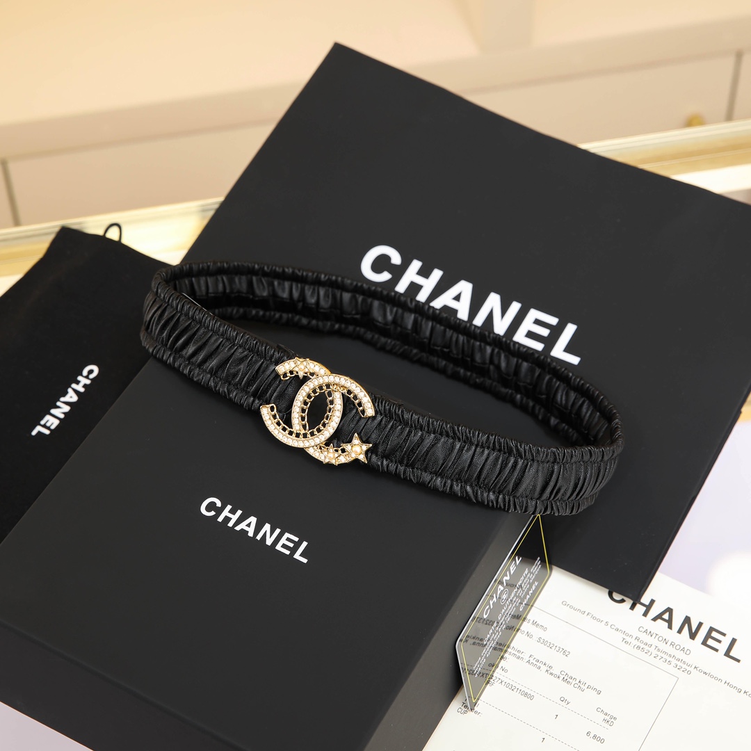 Chanel Leather Belts 1:1 Mirror Version