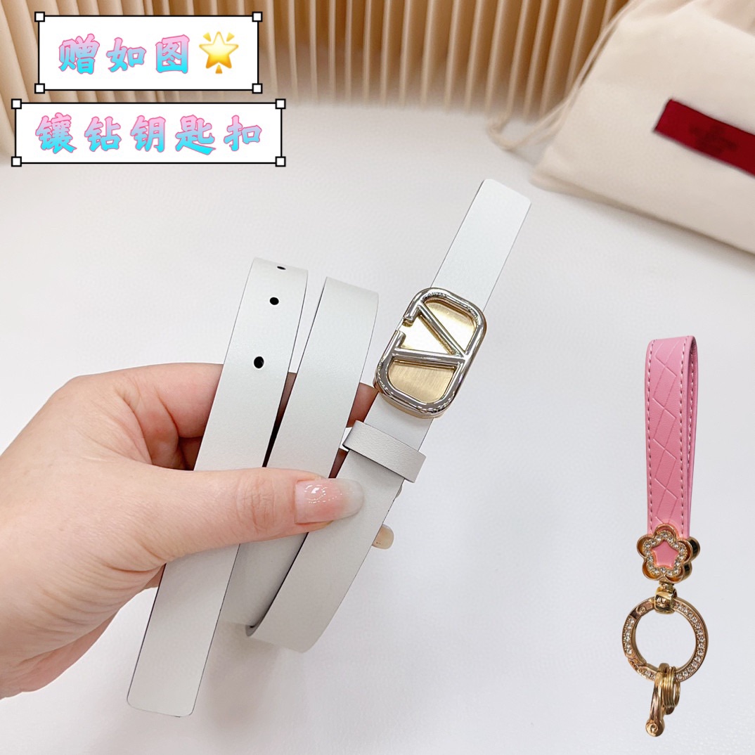 Valentino Leather Belts 1:1 Mirror Version