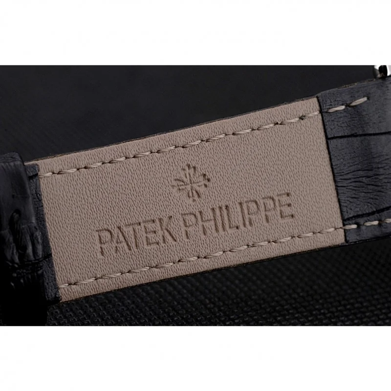 Calatrava Dial White 40 mm, Stainless Steel