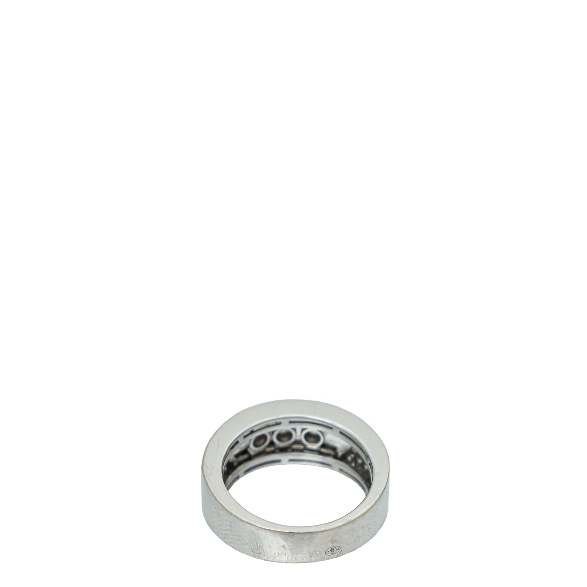 Messika 18K White Gold Move Joaillerie Pavé Diamond Small Model Ring 54