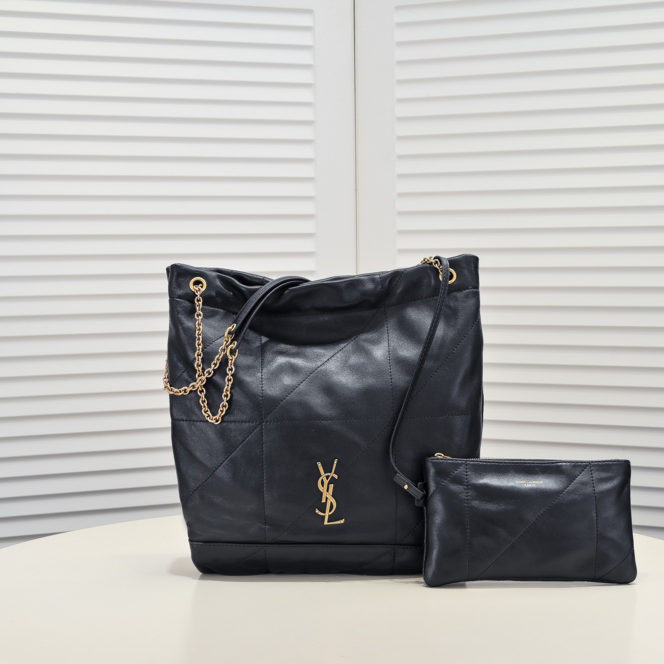 Saint Laurent YSL Pochon_Trash Bag Shoulder Bag Handbag