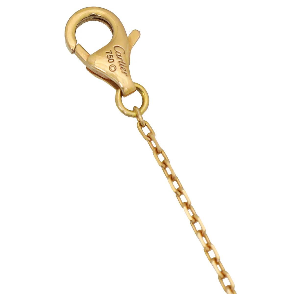 Cartier 18K Trinity De Cartier Heart Diamond Pendant Necklace