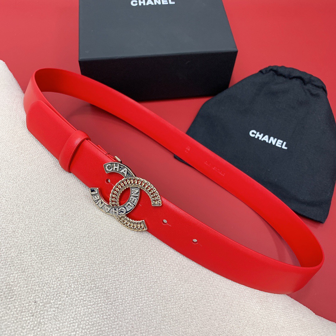 Chanel Leather Belts 1:1 Mirror Version
