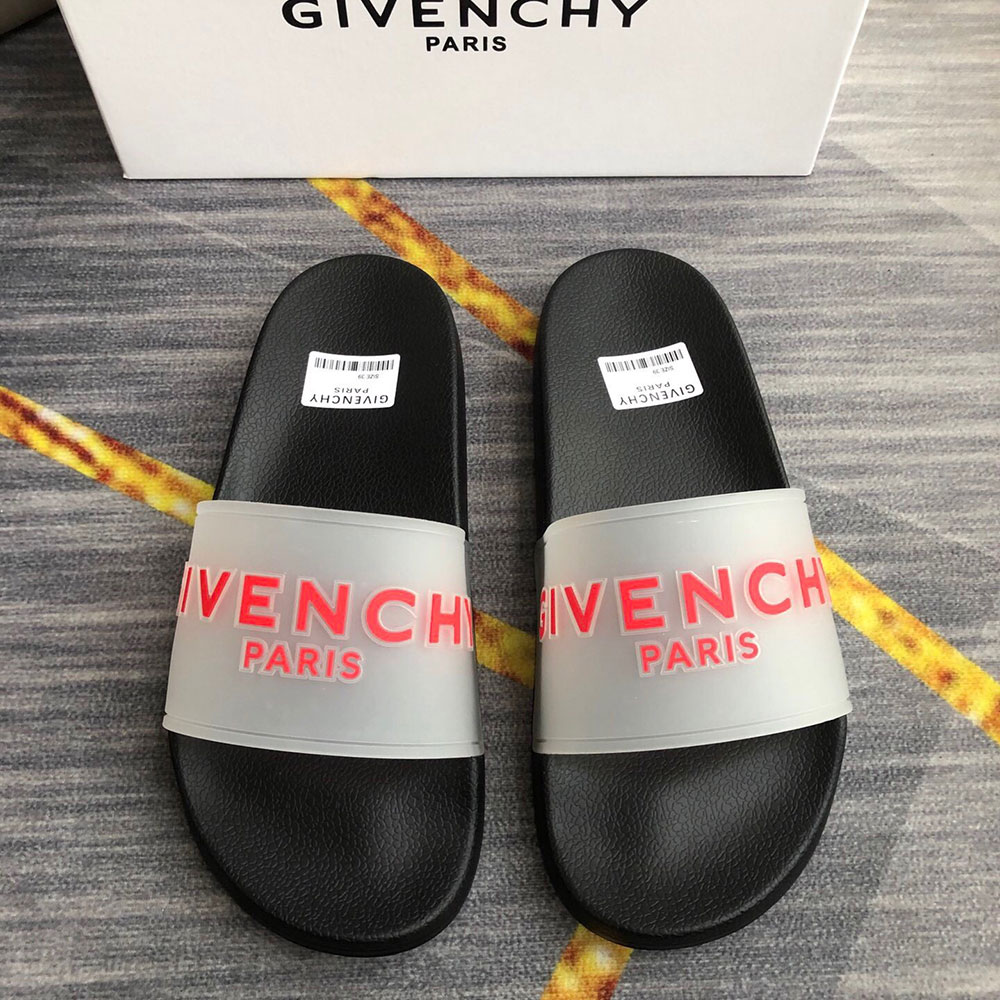 Givenchy Rubber Logo flip-flops Slide Sandal(Replica)