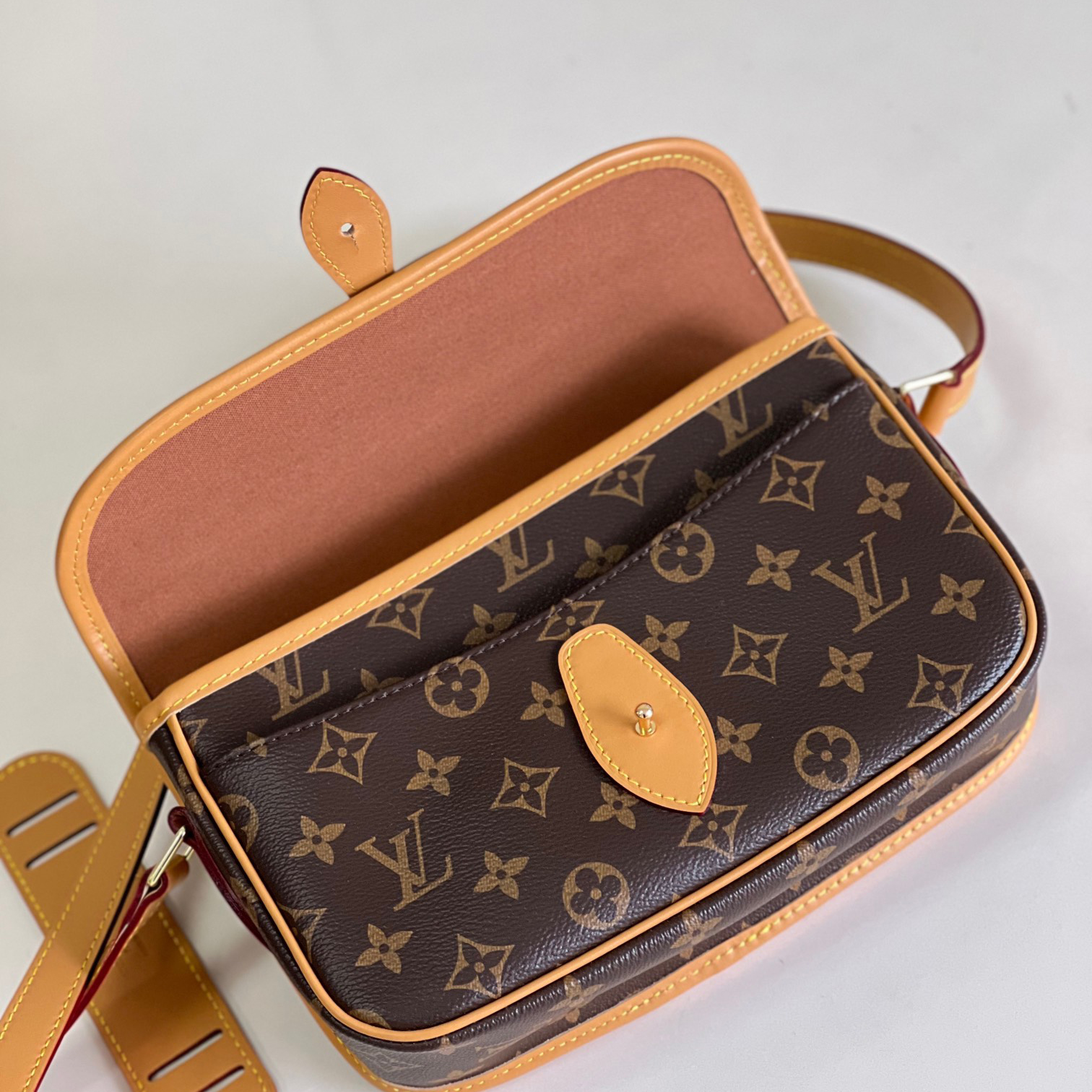 Louis Vuitton Gibeciere PM Shoulder Bag M42248
