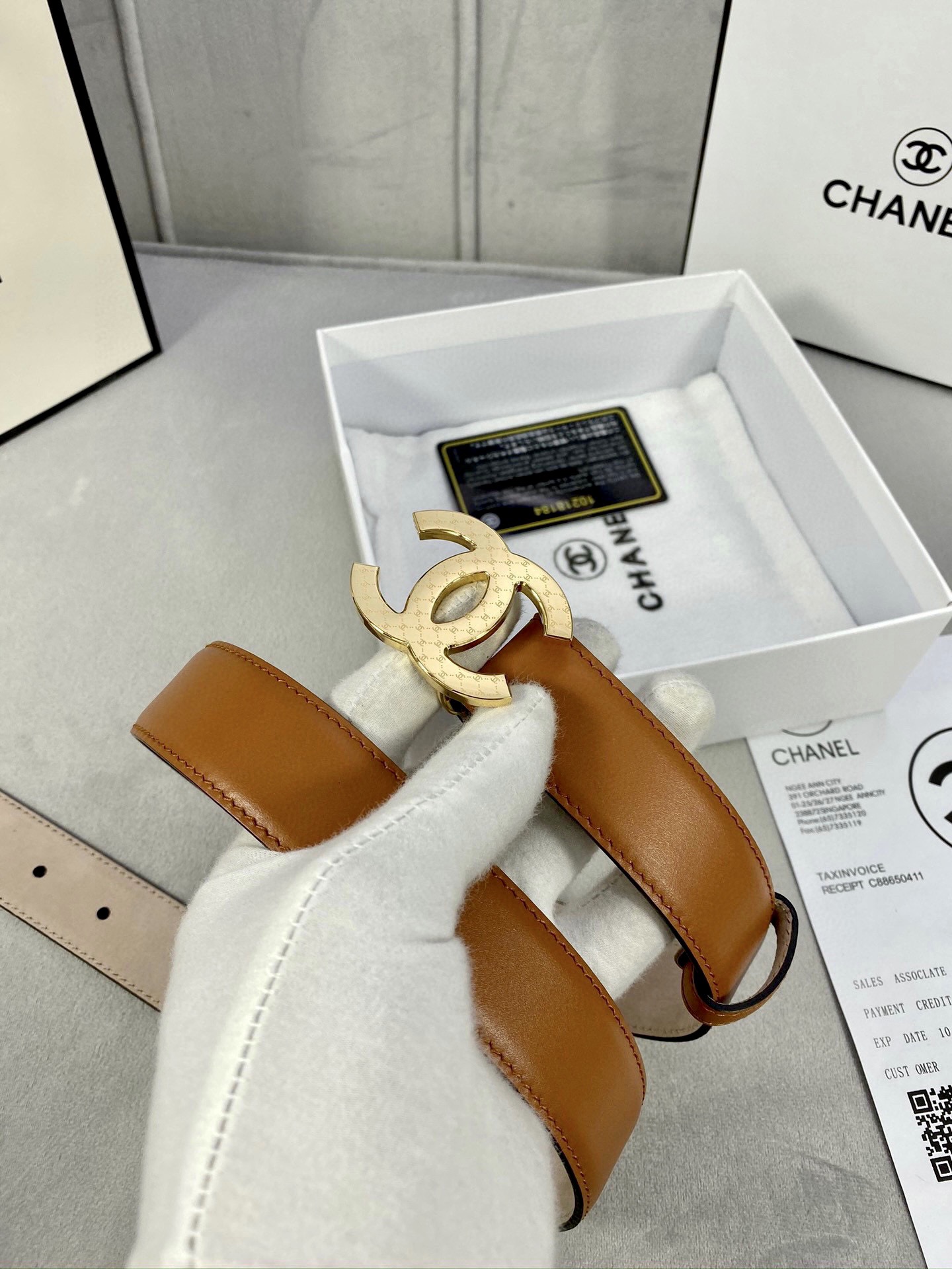 Chanel Leather Belts 1:1 Mirror Version