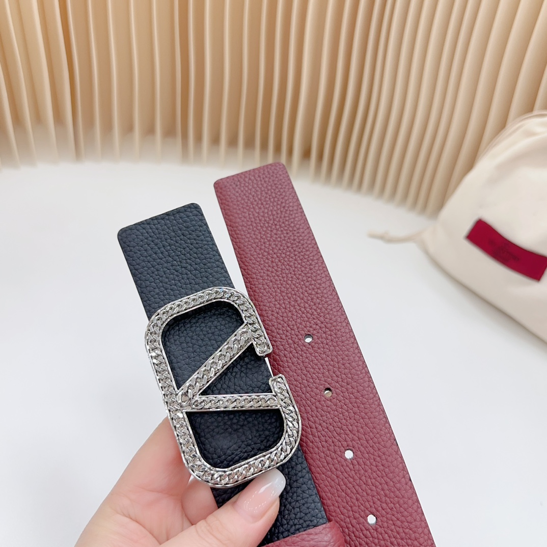 Valentino Leather Belts 1:1 Mirror Version