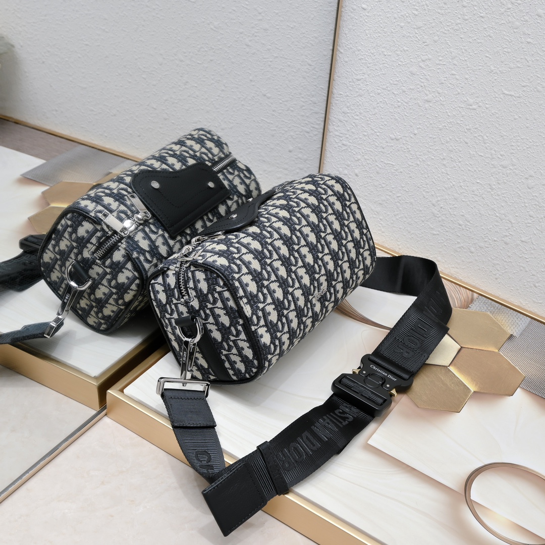 Dior Lingot Messenger Bag CD Diamond Shoulder Bag Handbag