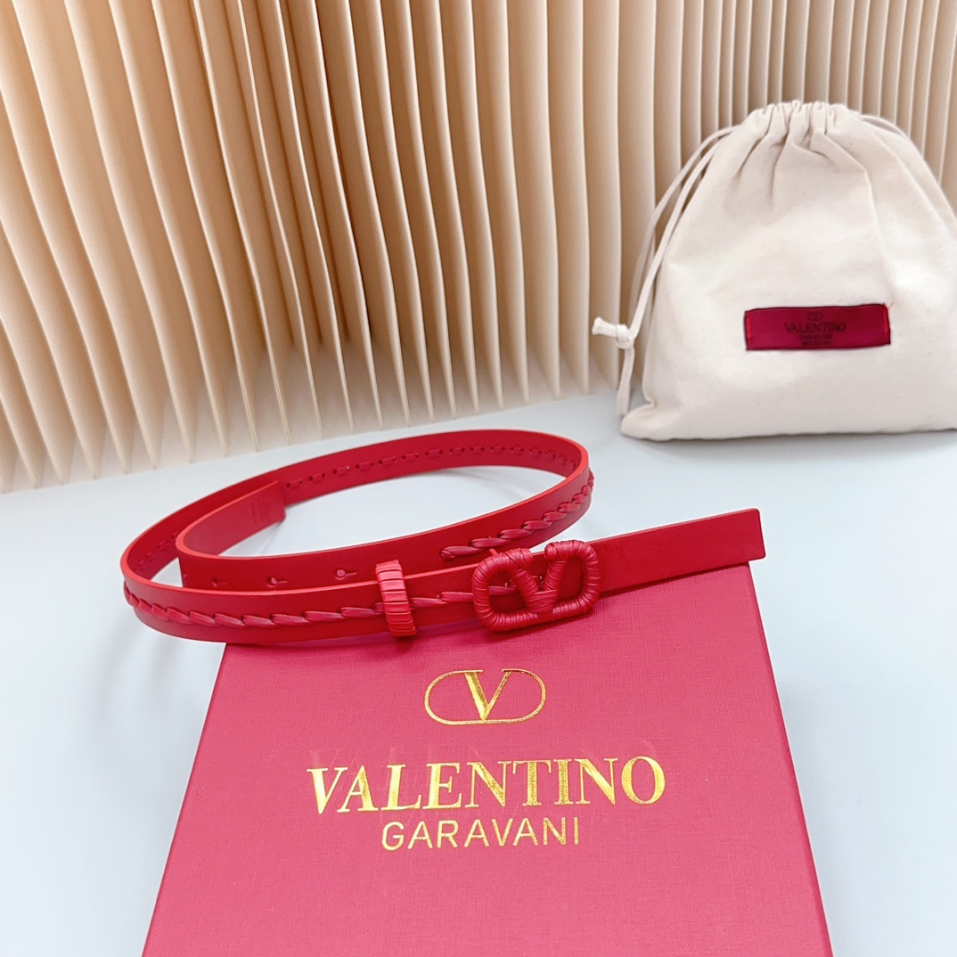 Valentino Leather Belts 1:1 Mirror Version