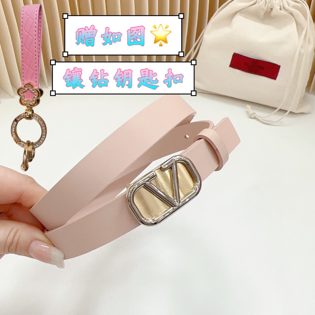 Valentino Leather Belts 1:1 Mirror Version