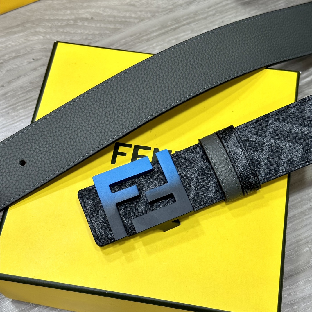 Fendi Leather Belts 1:1 Mirror Version