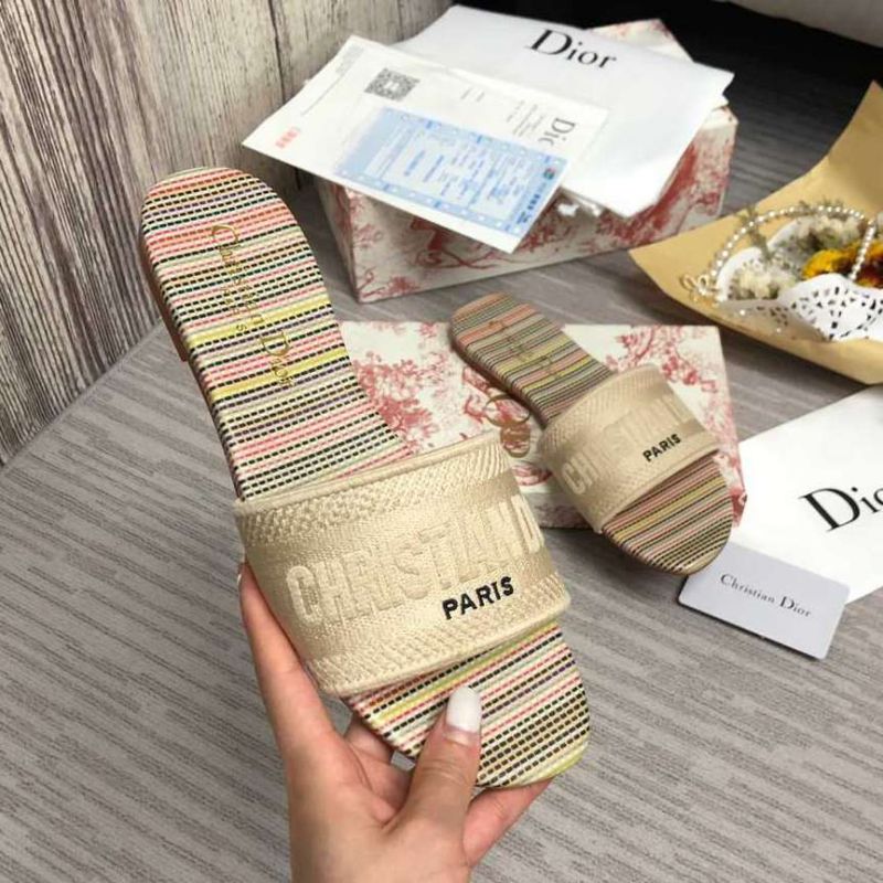 Dior DWAY Slide Slipper Sandals (Replica)