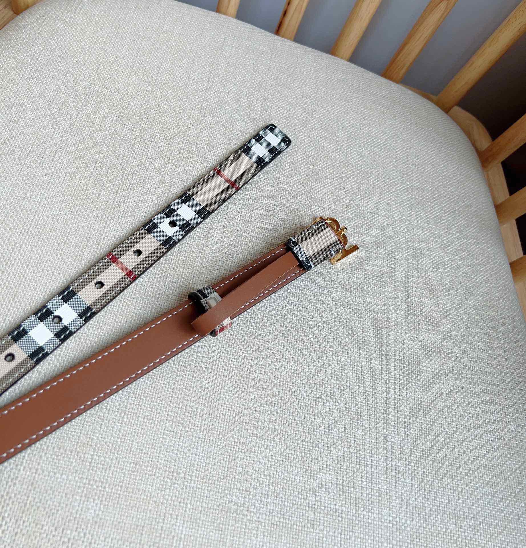Burberry Leather Belts 1:1 Mirror Version