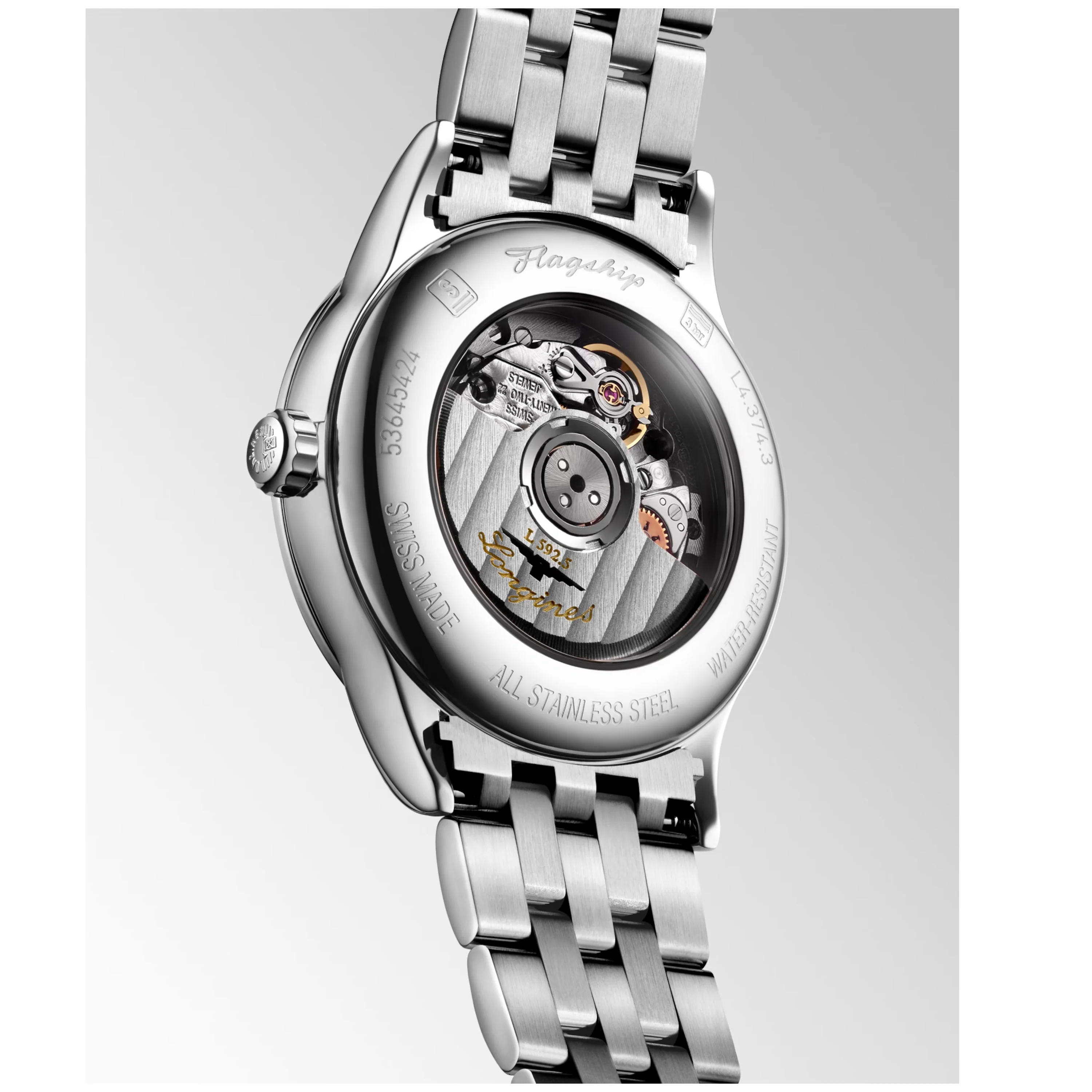 Flagship 30mm Automatic Black Dial Stainless Steel Watch L43744596