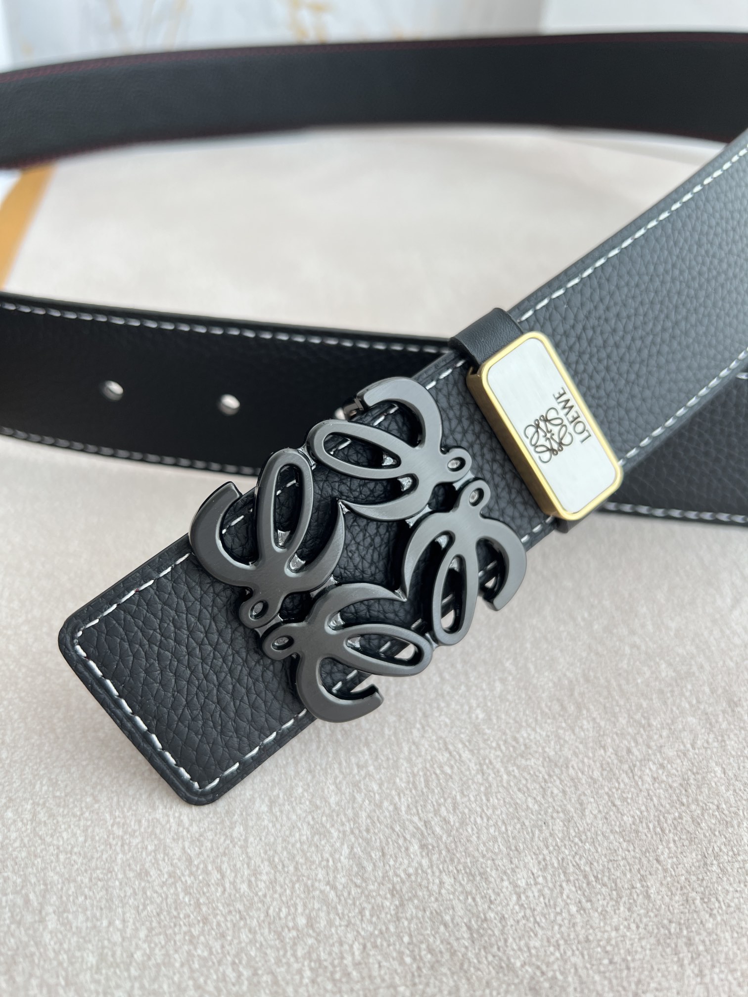 Loewe Leather Belts 1:1 Mirror Version