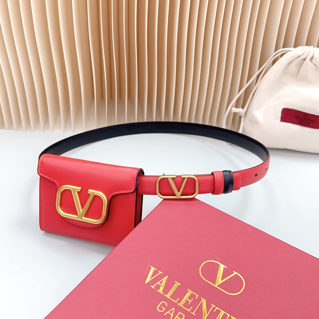 Valentino Leather Belts 1:1 Mirror Version