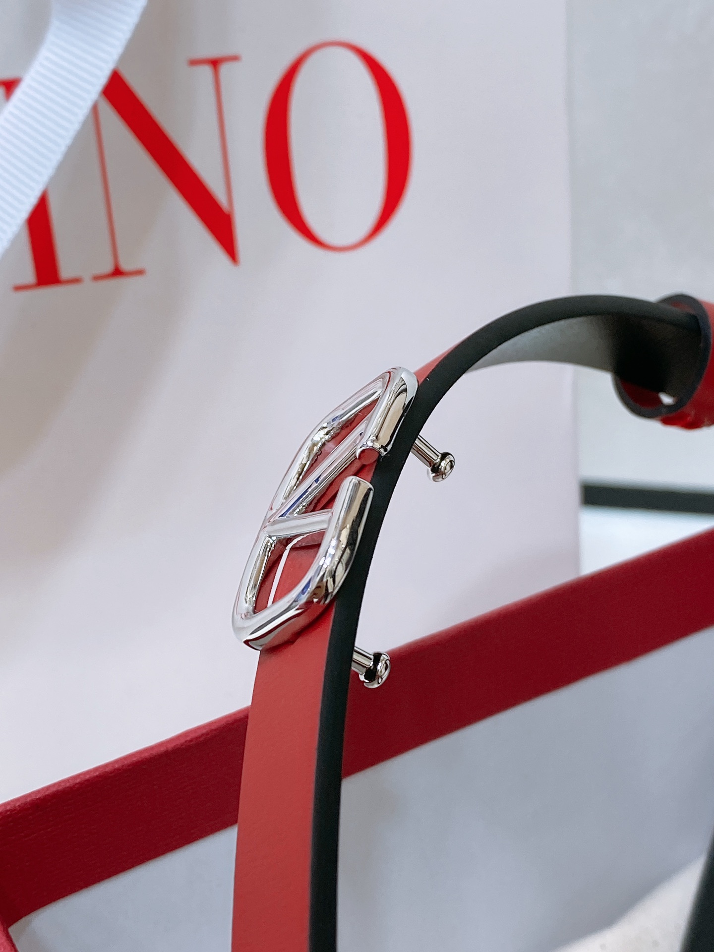 Valentino Leather Belts 1:1 Mirror Version