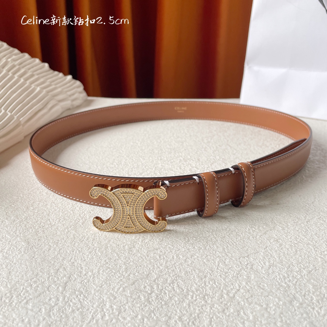 Celine Leather Belts 1:1 Mirror Version