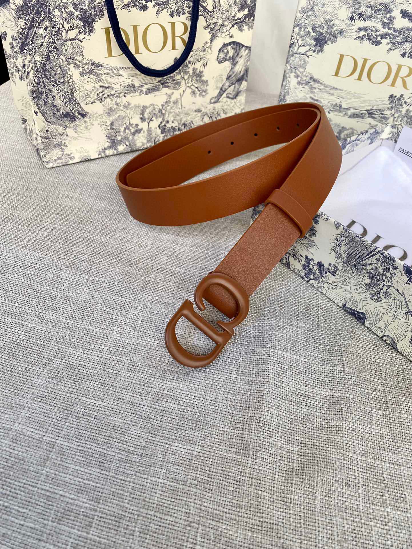 Dior Leather Belts 1:1 Mirror Version