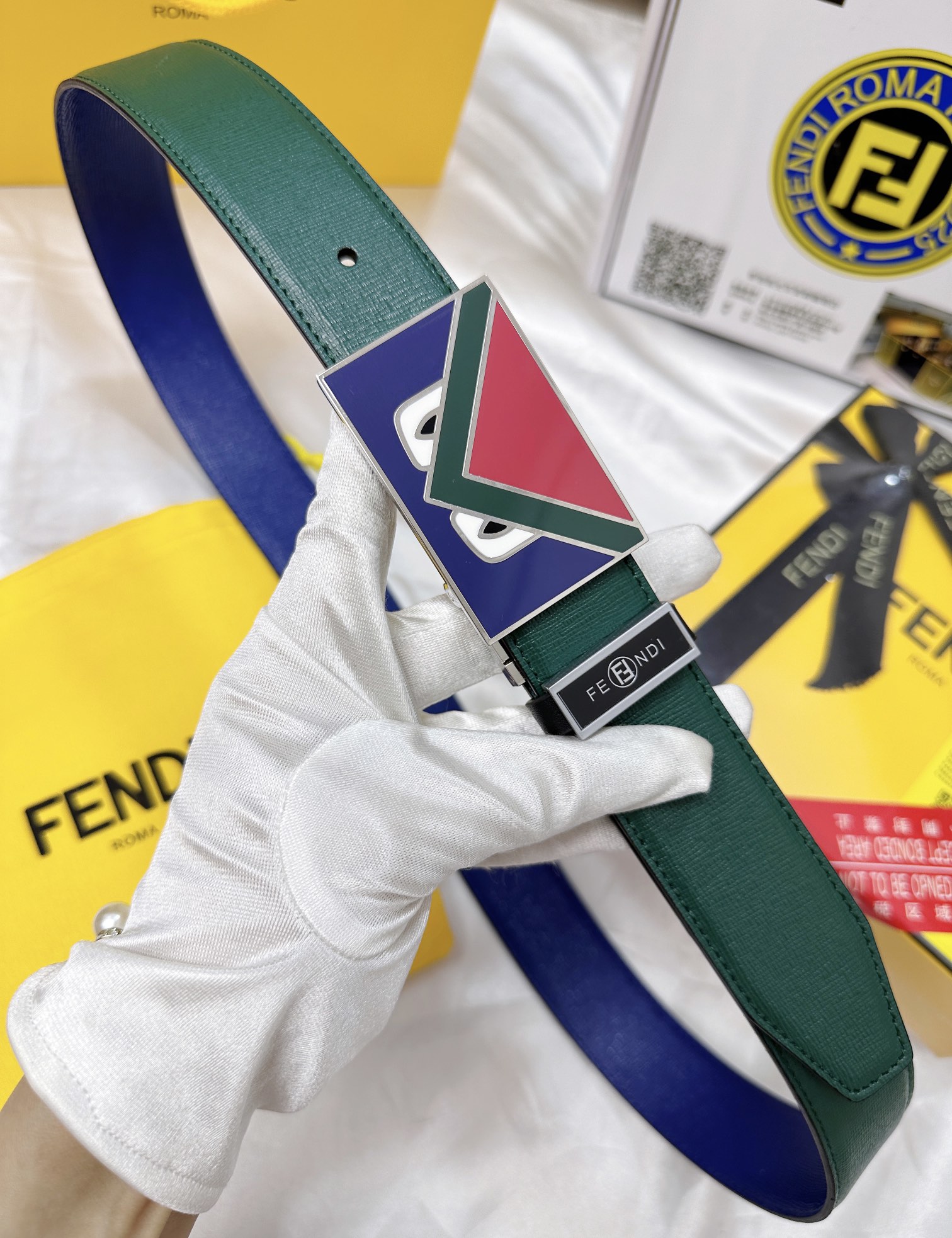 Fendi Leather Belts 1:1 Mirror Version