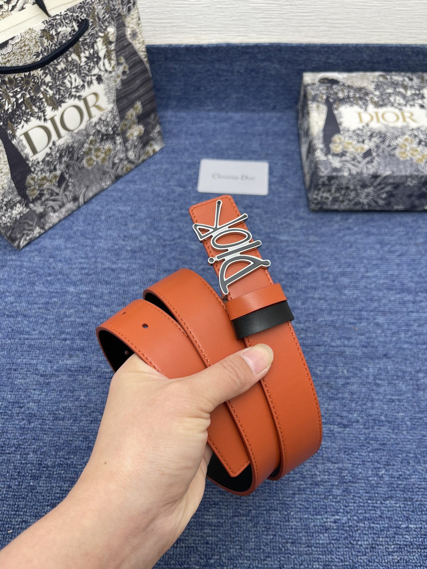 Dior Leather Belts 1:1 Mirror Version
