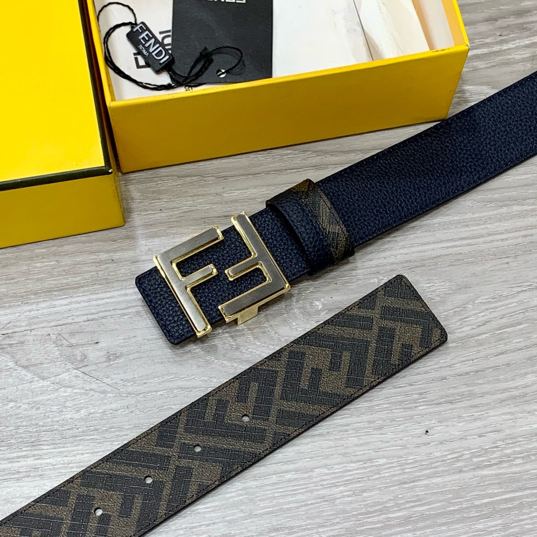 Fendi Leather Belts 1:1 Mirror Version