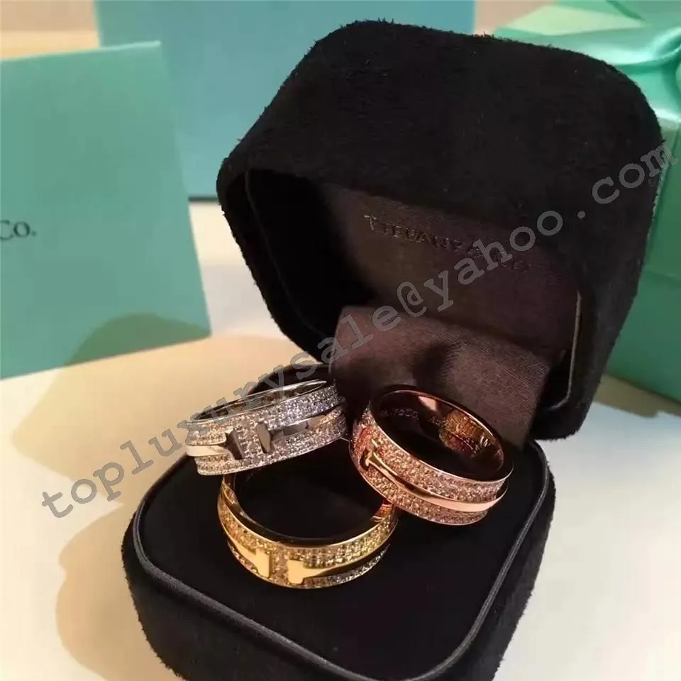 Tiffany T Two Diamonds Ring In Sterling Silver High-quality GRP09011/GRP09012/GRP09010