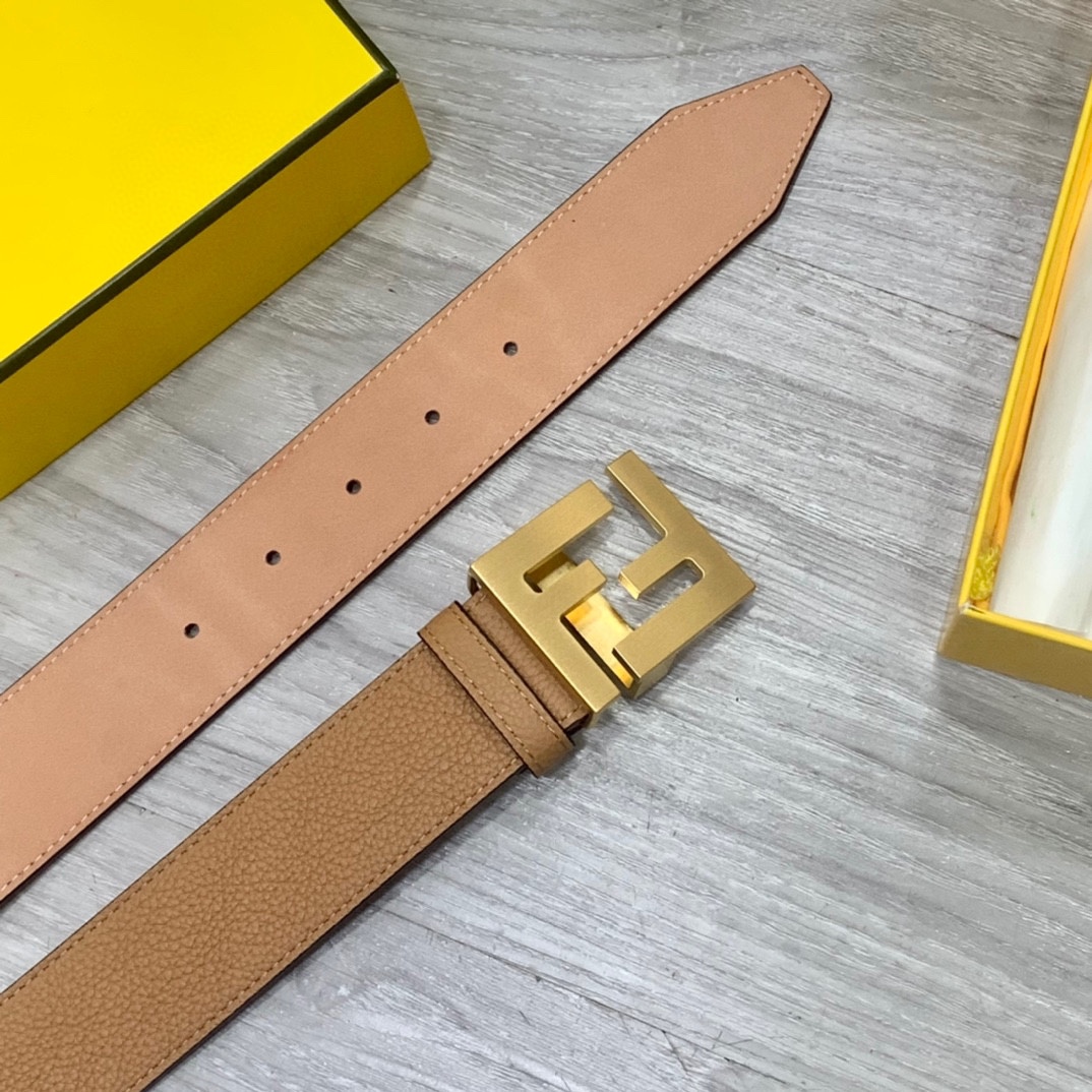 Fendi Leather Belts 1:1 Mirror Version