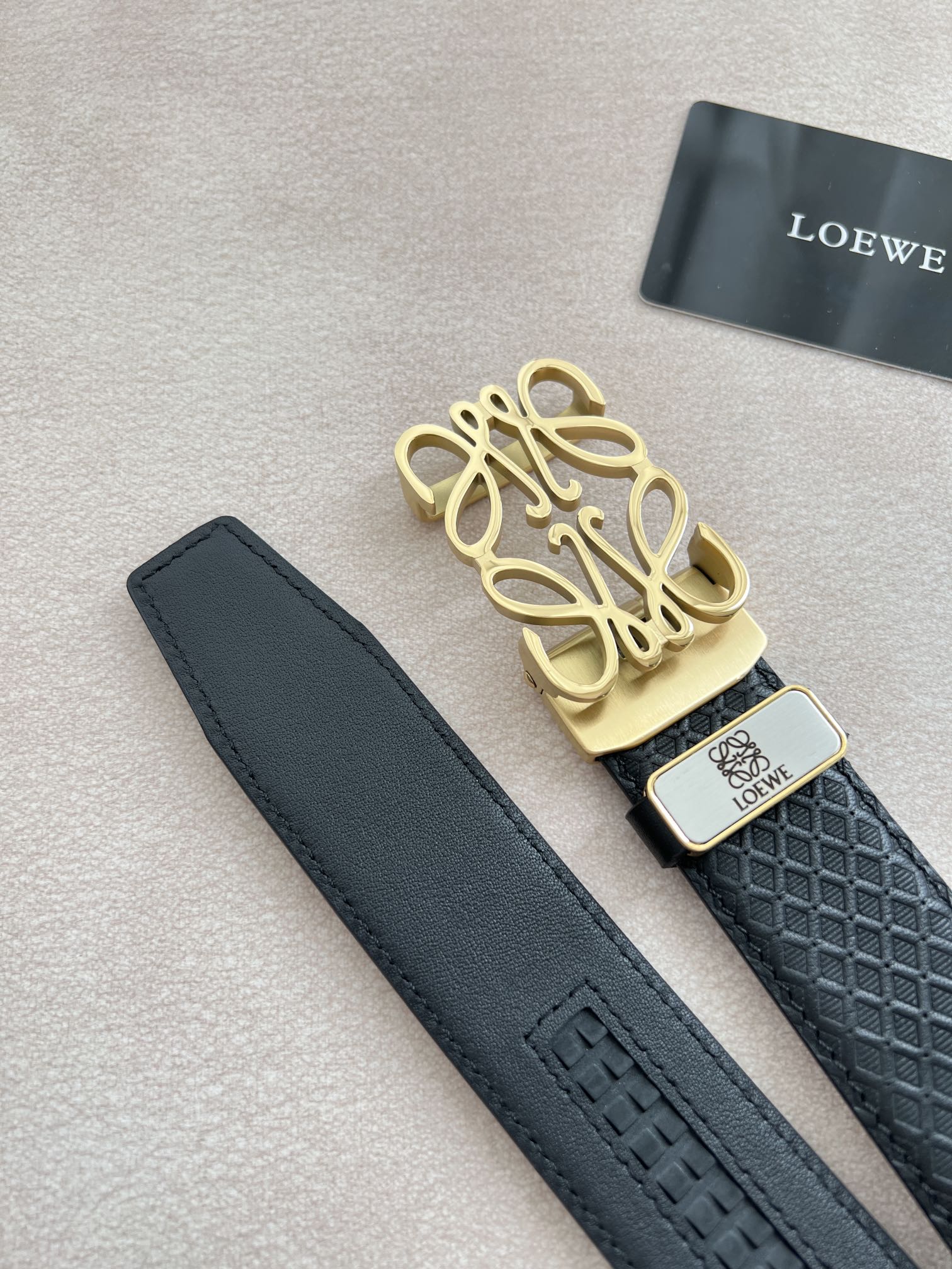 Loewe Leather Belts 1:1 Mirror Version