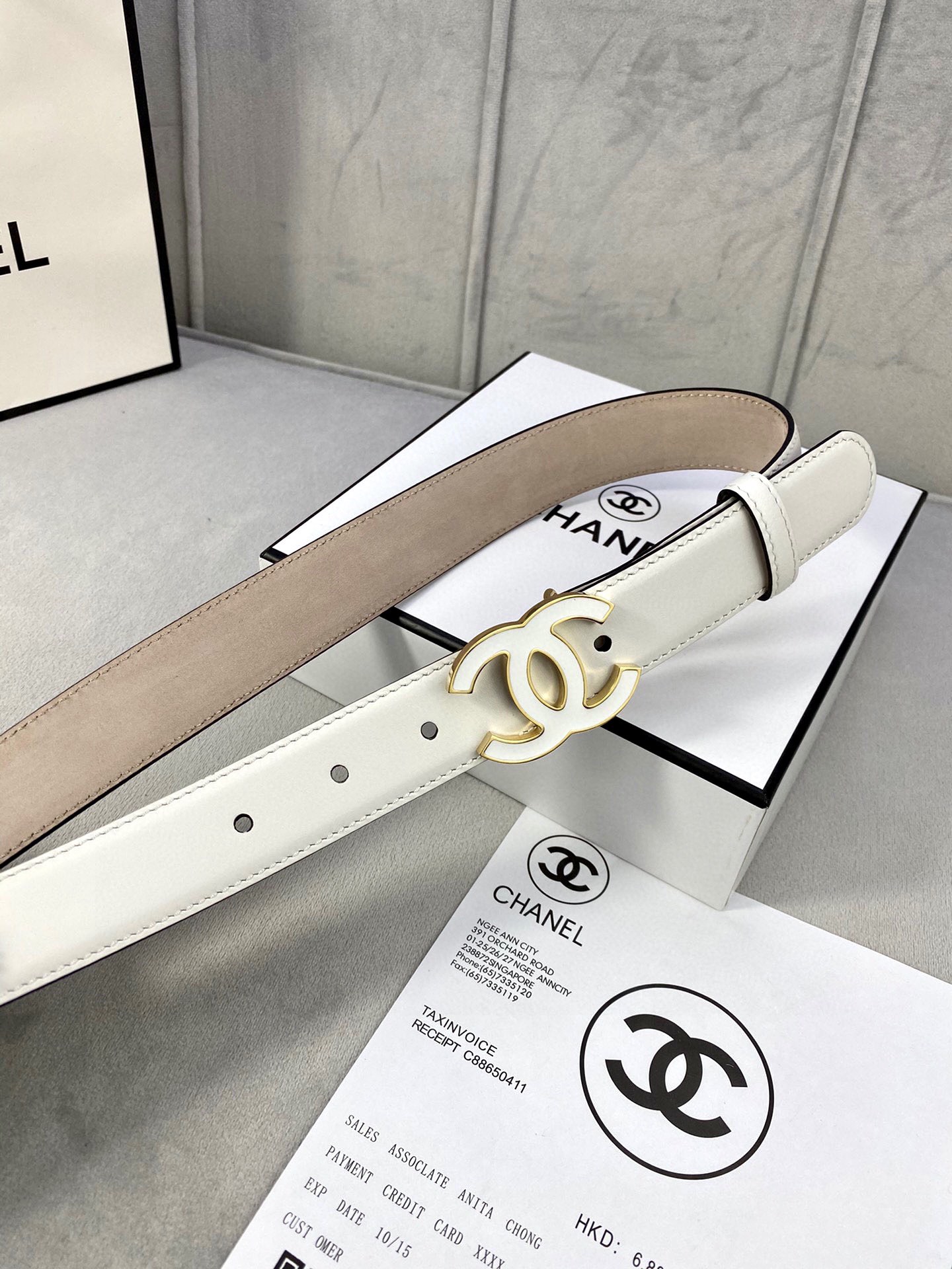 Chanel Leather Belts 1:1 Mirror Version