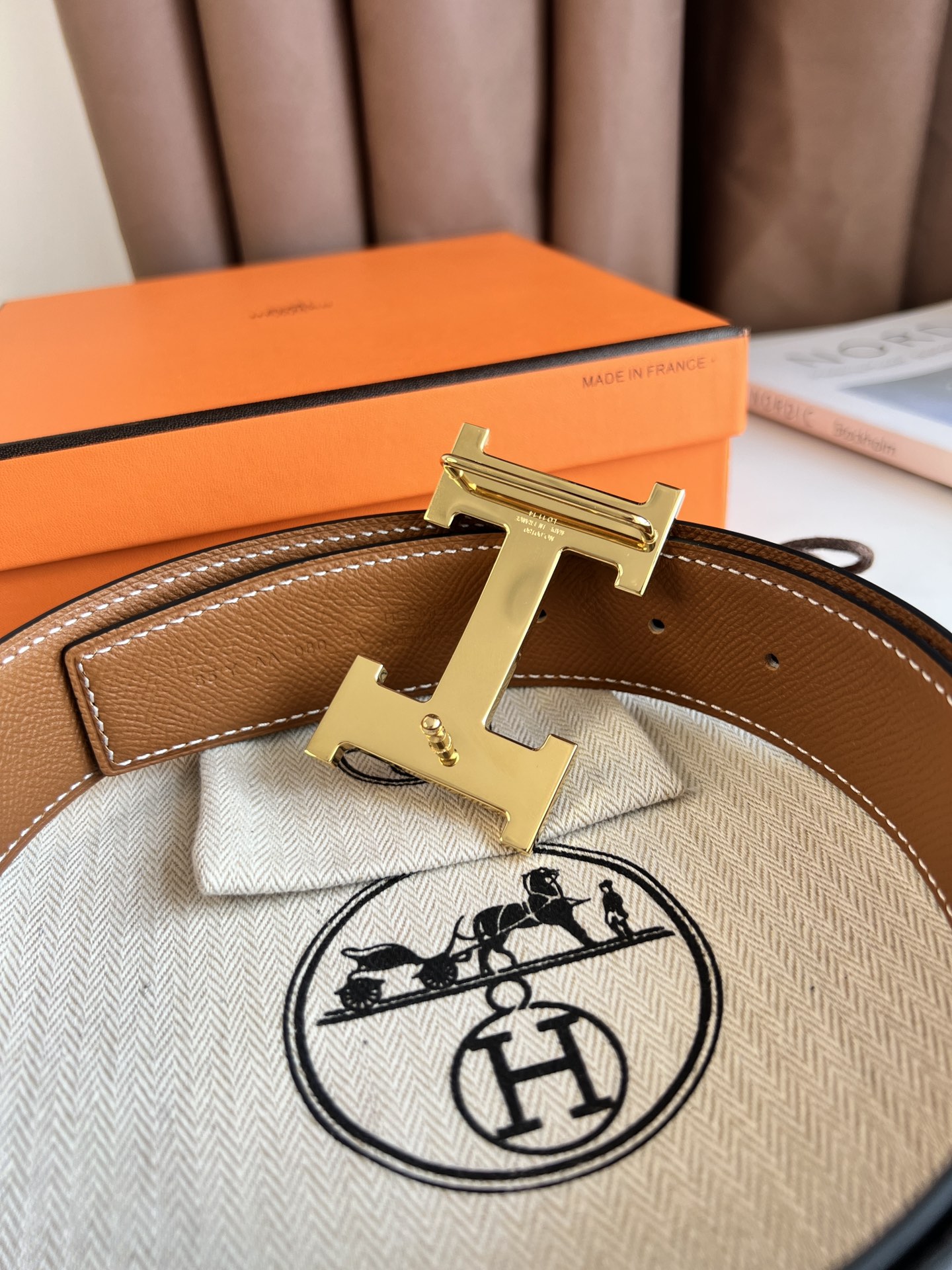 Hermes Leather Belts 1:1 Mirror Version