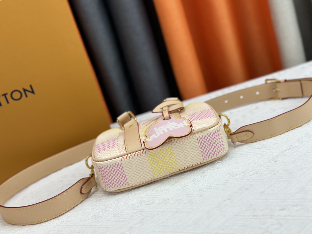 Louis Vuitton Nano Porte Documents Voyage N40643 M82770 Shoulder Bag Handbag