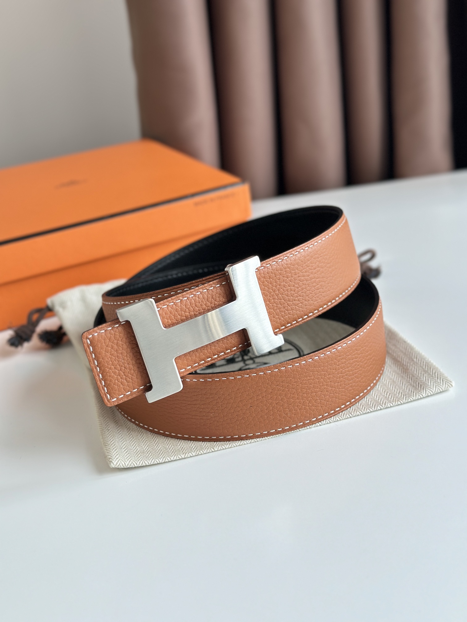 Hermes Leather Belts 1:1 Mirror Version